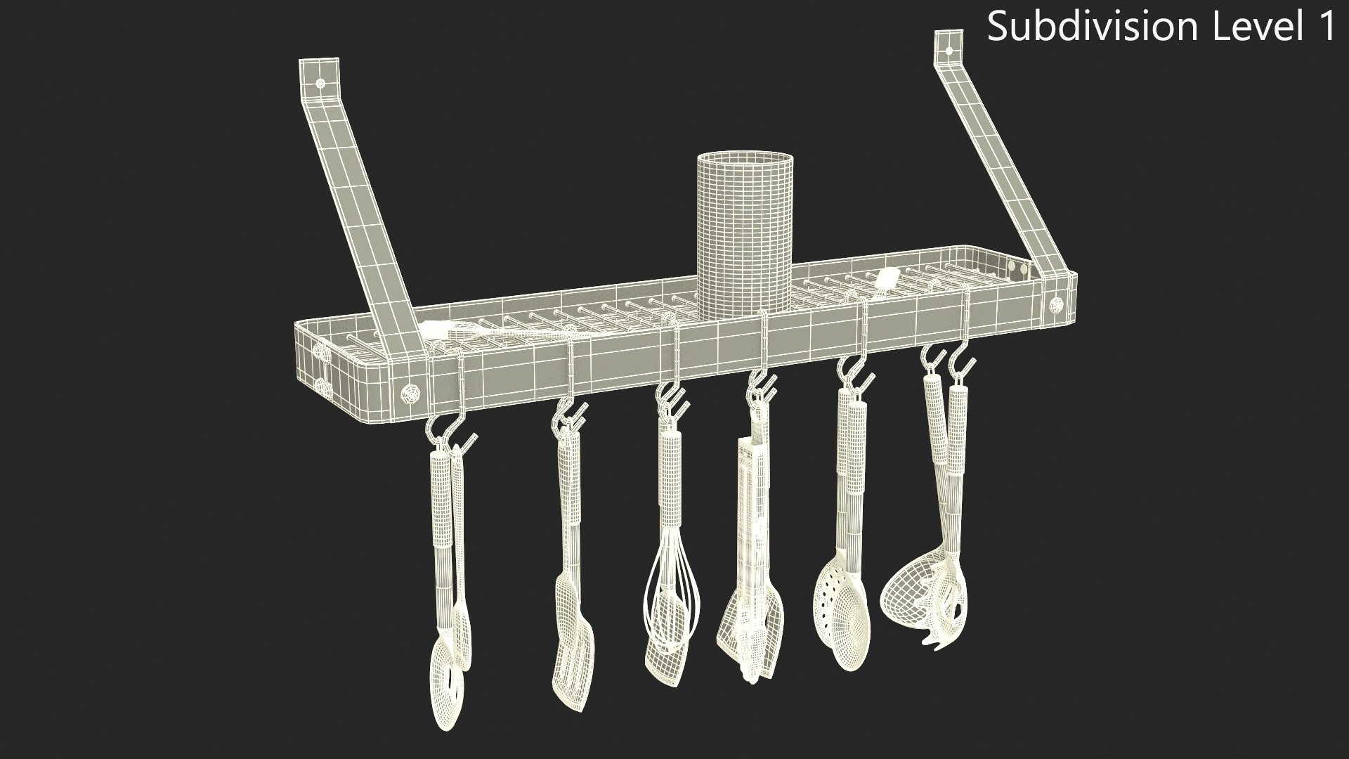 Kitchen Wall Mount Pot Rack with Cooking Utensils 3D model https://p.turbosquid.com/ts-thumb/wn/WirzpD/O2/kitchenwallmountpotrackwithcookingutensils3dsmodel013/jpg/1700737175/1920x1080/fit_q87/4b25f181b00962c164789265a965f0252826d77b/kitchenwallmountpotrackwithcookingutensils3dsmodel013.jpg
