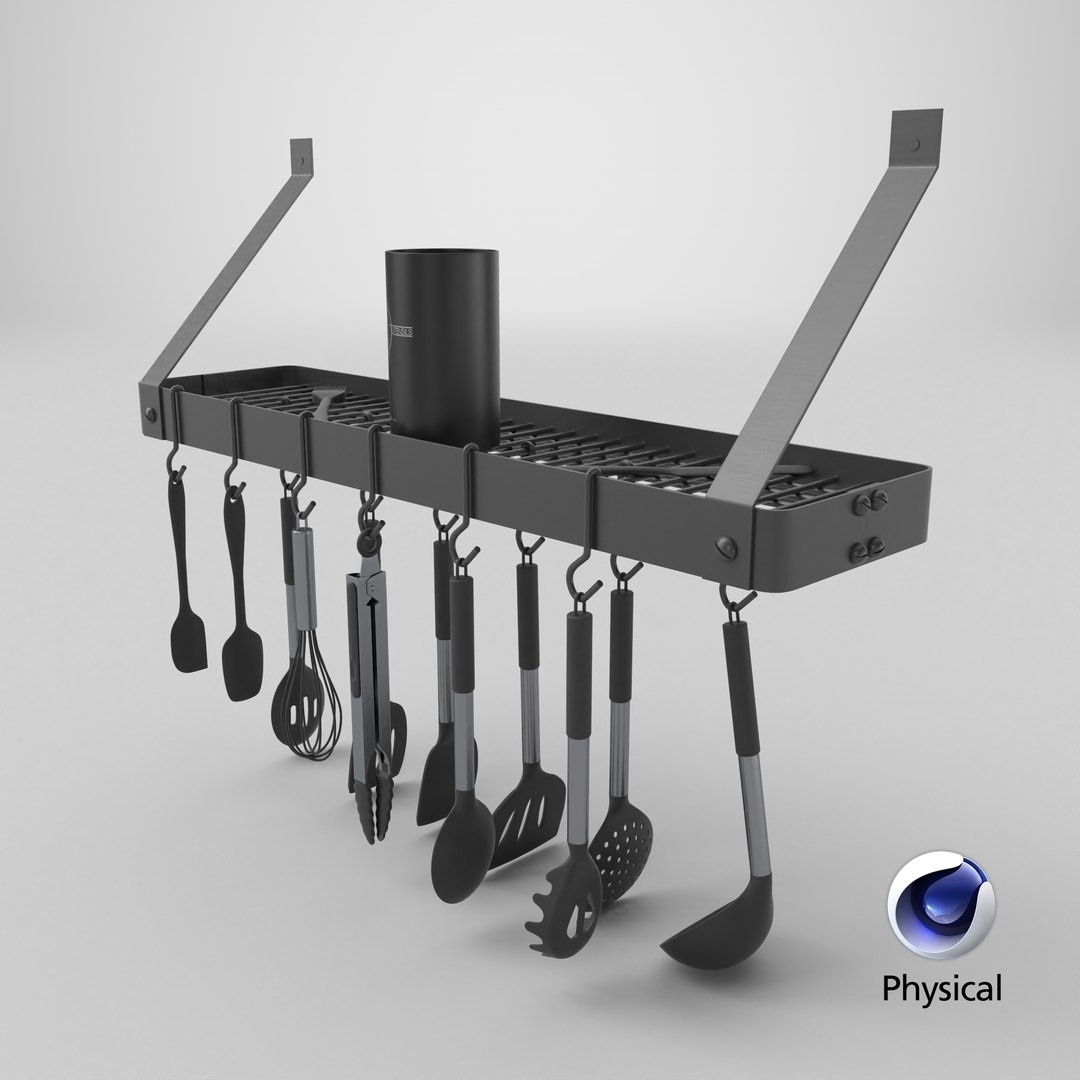 Kitchen Wall Mount Pot Rack with Cooking Utensils 3D model https://p.turbosquid.com/ts-thumb/wn/WirzpD/wK/stemcell_cinema_4d_physical_render/png/1713178241/1920x1080/fit_q87/ed6ca649aa5aa87de0e94c43f1c7e9f68bb0f1d9/stemcell_cinema_4d_physical_render.jpg