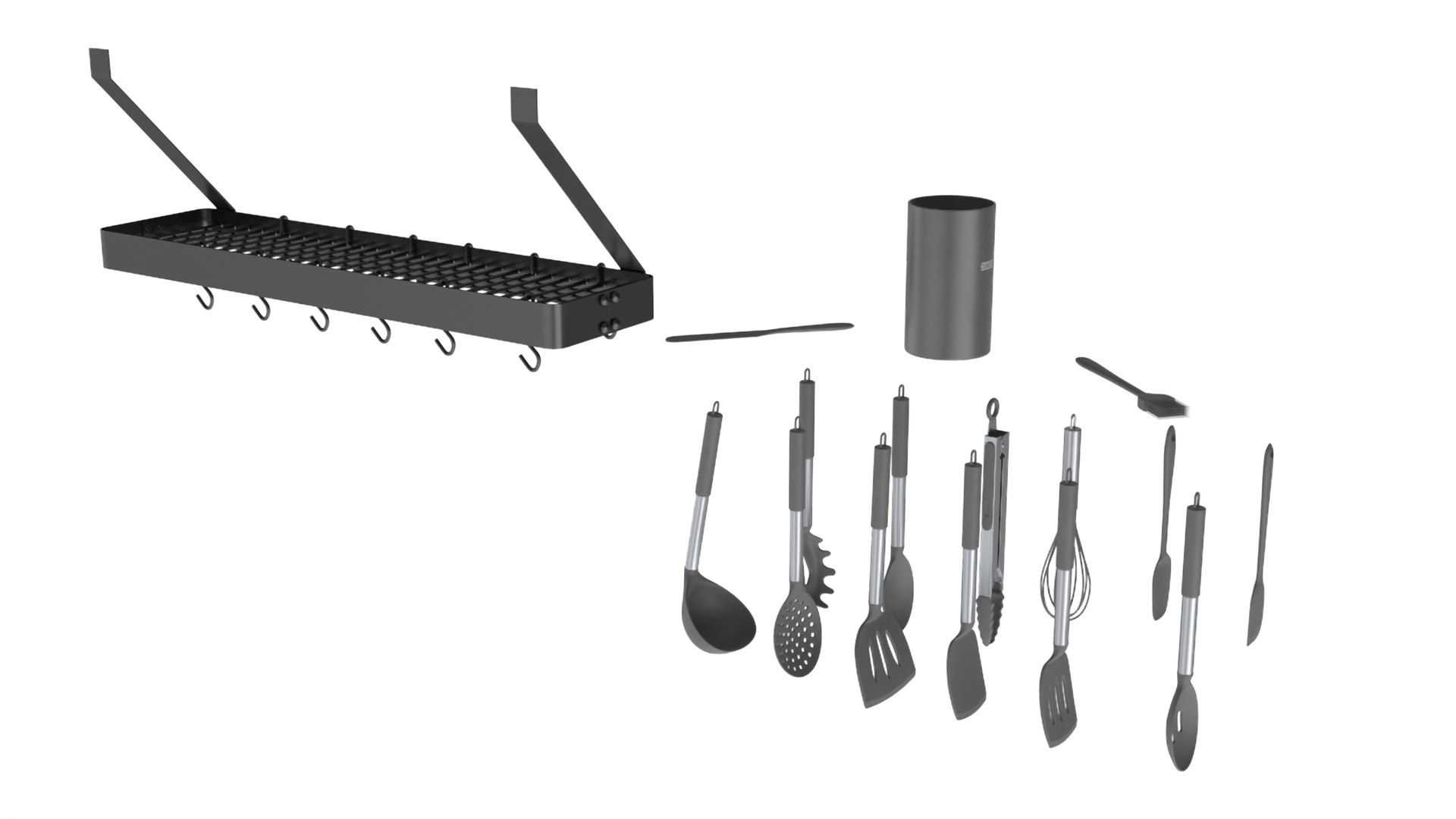 Kitchen Wall Mount Pot Rack with Cooking Utensils 3D model https://p.turbosquid.com/ts-thumb/wn/WirzpD/xH/kitchenwallmountpotrackwithcookingutensils3dsmodel010/jpg/1700737160/1920x1080/fit_q87/818860f66ead4aeb38f5af9a0e529f497ad2acc0/kitchenwallmountpotrackwithcookingutensils3dsmodel010.jpg