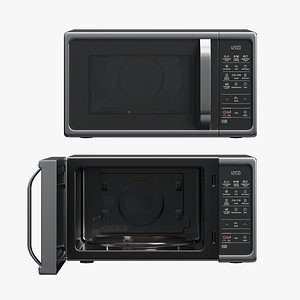 3D Microwave Modern Metal model