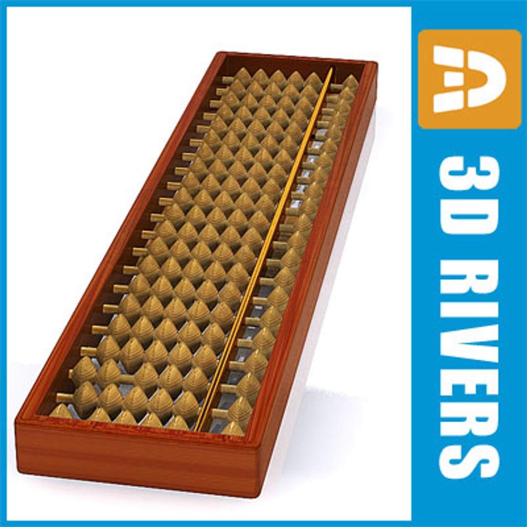 Cninese Counting Frame 3d Model