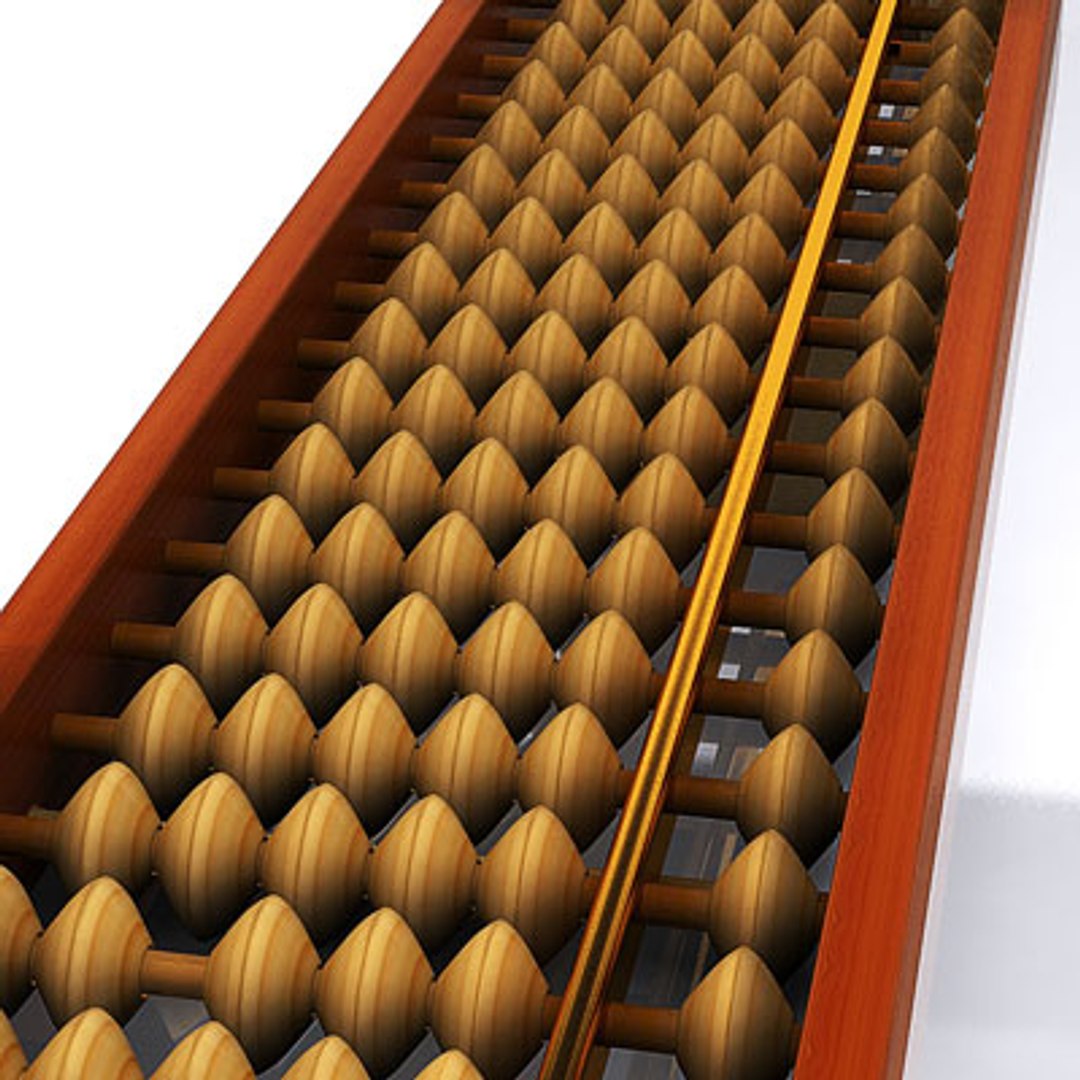 Cninese Counting Frame 3d Model