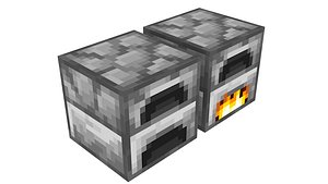 3D Minecraft Furnaces model