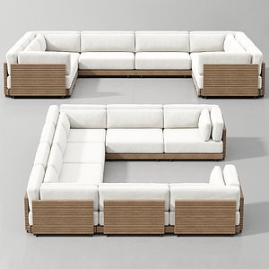 3D CAICOS MODULAR SOFA 11