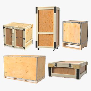 Shipment Wooden Containers Collection 3