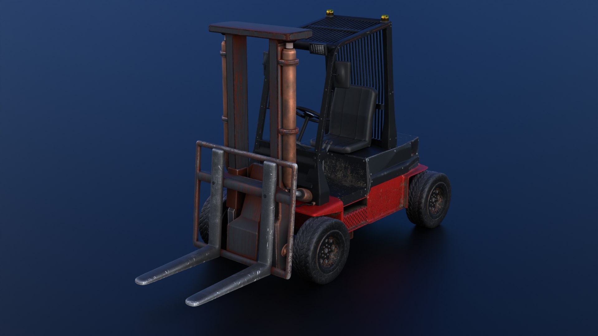 3D Forklift Truck - TurboSquid 2160529