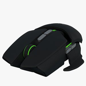 razer ouroboros computer mouse 3D model