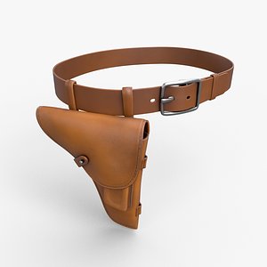 Hoster with Belt Game Ready 3D