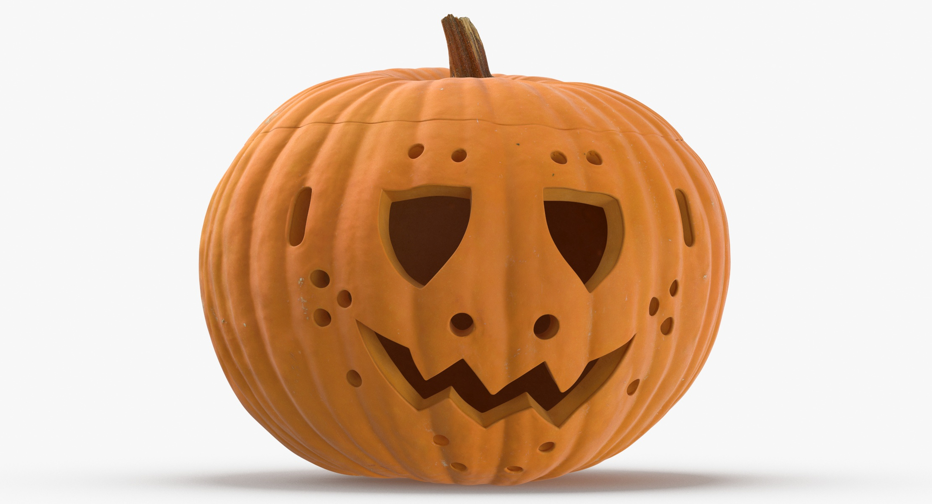 Jack O Lantern Pumpkin 3d Model Turbosquid 1662940 5115