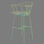 cb-28 spindle chair bassamfellows 3d obj