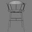 cb-28 spindle chair bassamfellows 3d obj