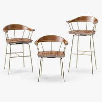 BassamFellows Spindle Chair