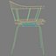 cb-28 spindle chair bassamfellows 3d obj