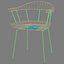 cb-28 spindle chair bassamfellows 3d obj