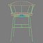 cb-28 spindle chair bassamfellows 3d obj