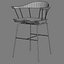 cb-28 spindle chair bassamfellows 3d obj