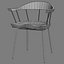 cb-28 spindle chair bassamfellows 3d obj