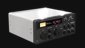 radio receiver 3D model