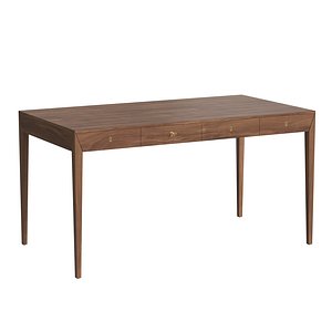 3D Severin Hansen Model 36 Desk by Dagmar in Walnut - 1958