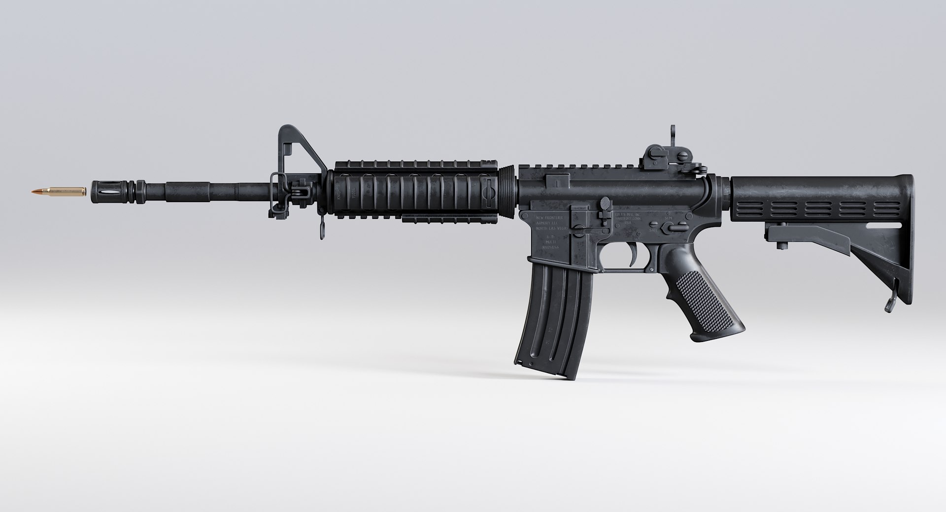 Carbine m4a1 model - TurboSquid 1380854