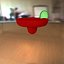 3d model of margarita glass drink