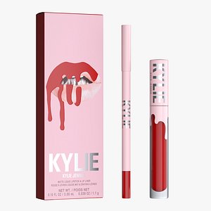 3D model Kylie Jenner Cosmetics Matte Lip Kit