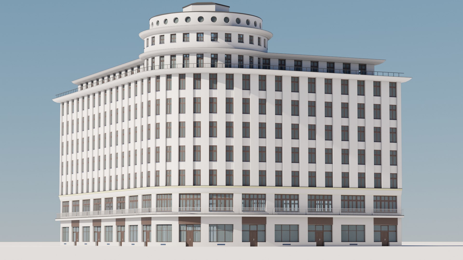 20 European Buildings Base Mesh Models Model - TurboSquid 2082397