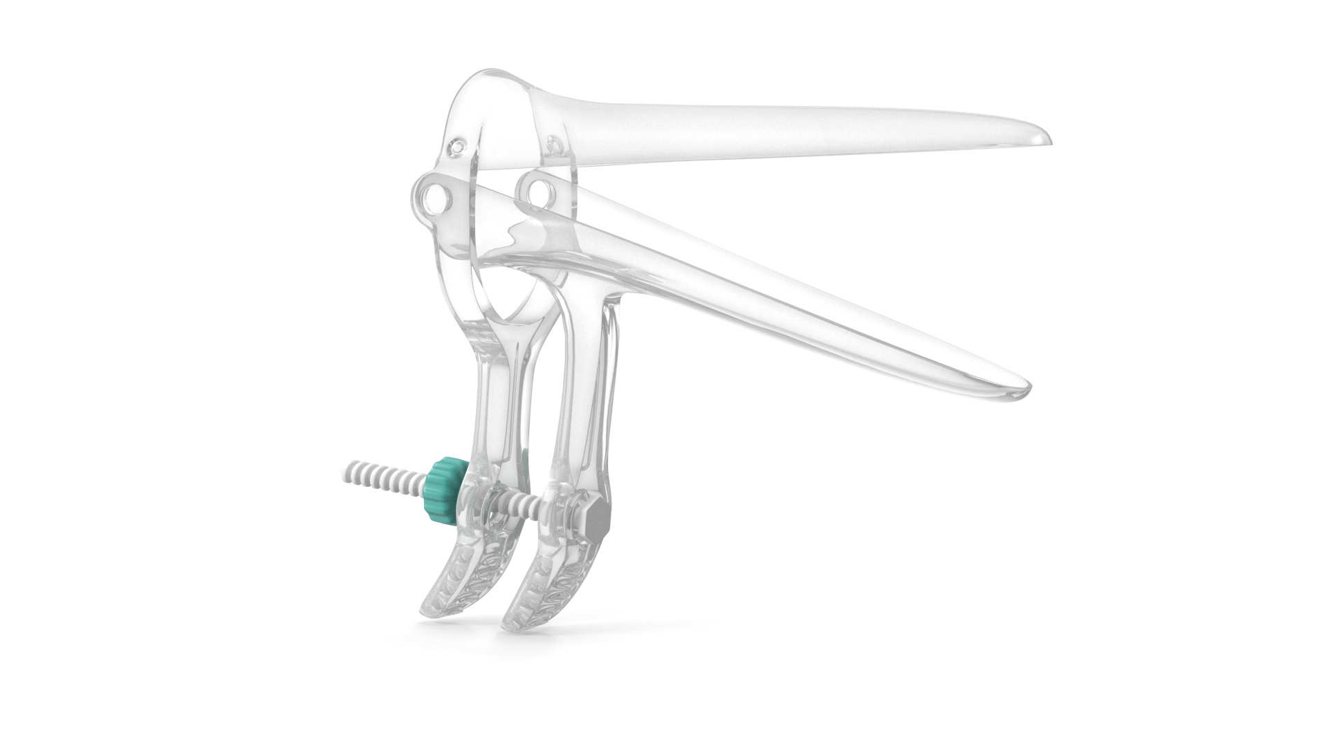 3D Plastic Vaginal Speculum Green Model - TurboSquid 2233780