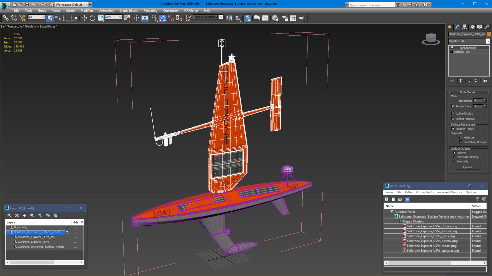 Saildrone Uncrewed Surface Vehicle 3D - TurboSquid 1948016