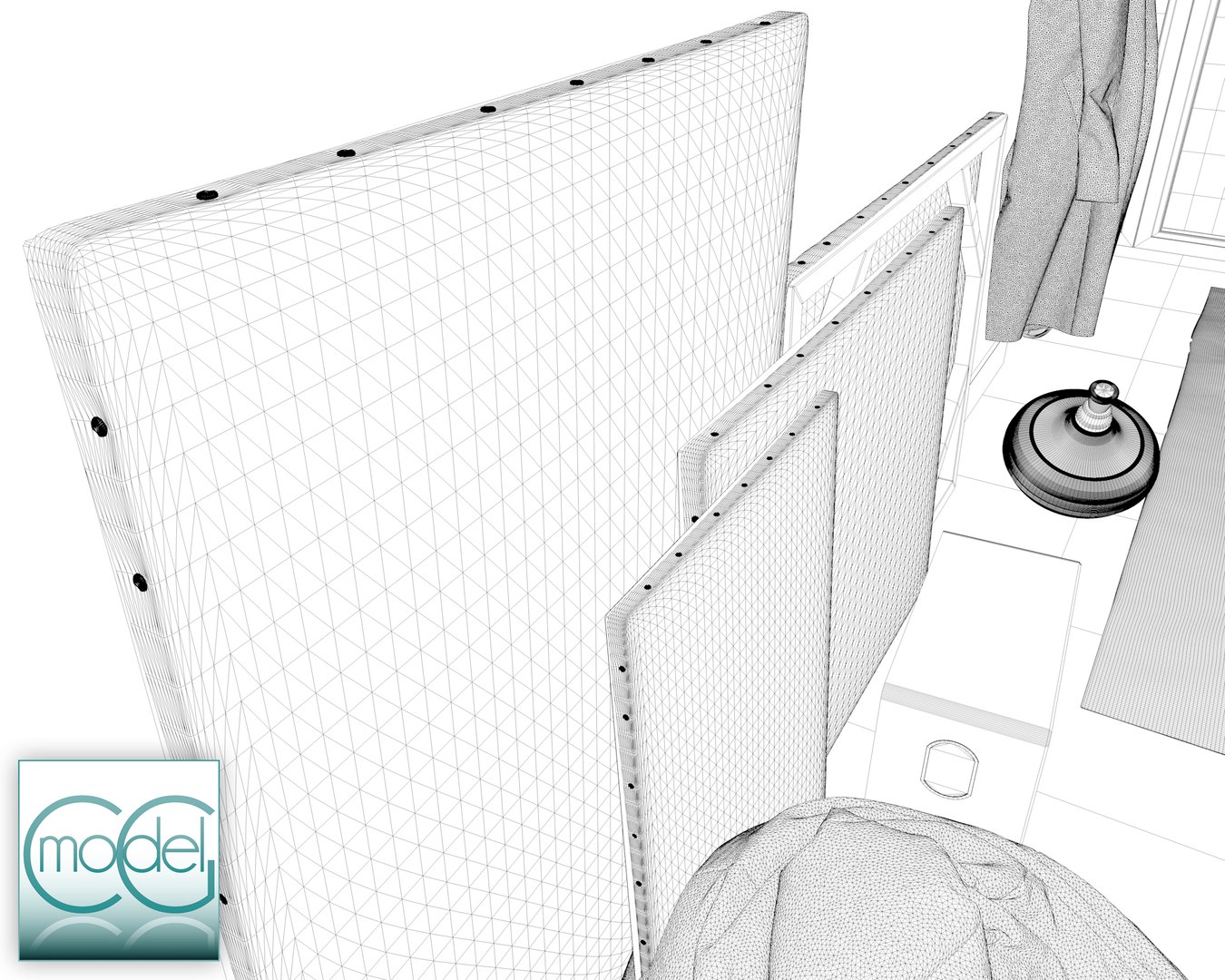 object interior set 3d model