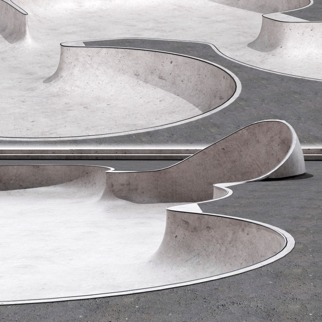 Skate Park 3D Model - TurboSquid 1550681