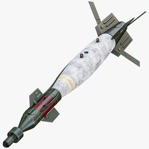 GBU-16 Paveway 2 White Aircraft Laser Guided Bomb PBR