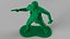Green Plastic Toy Soldier Binoculars Pistol 3D model