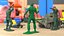 Green Plastic Toy Soldier Binoculars Pistol 3D model