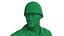 Green Plastic Toy Soldier Binoculars Pistol 3D model