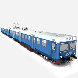 3D commuter train