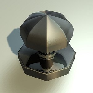 3d door knob model