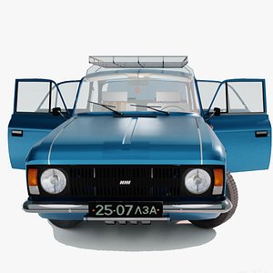 moskvitch 412 3D model