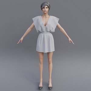 Mannequin Woman Cloth Model For Shop vol2 | 3D model