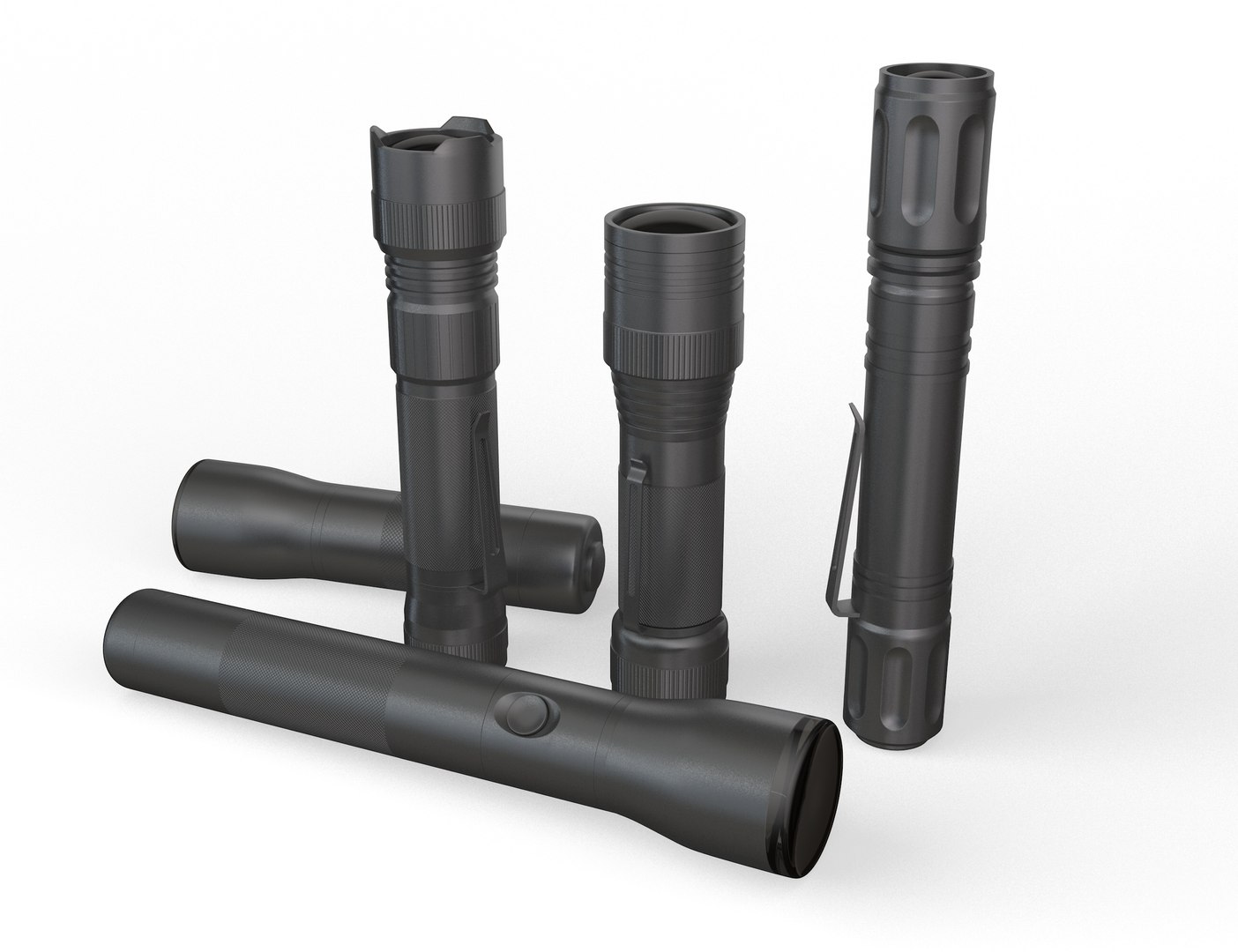 Flashlights Set 3D - TurboSquid 2167069