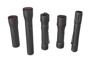 Flashlights Set 3D