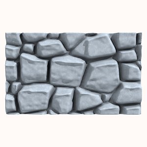 3D Stone Wall 190