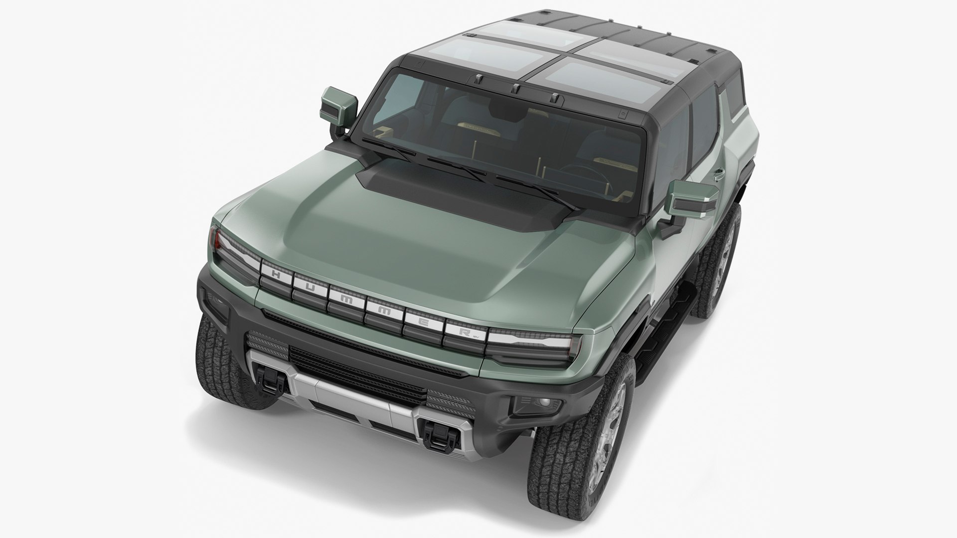 GMC Hummer EV SUV 2024 Simple Interior 3D model preview