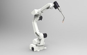 industrial robot arm 3d model