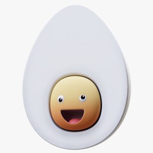 Stylized Egg 3D model