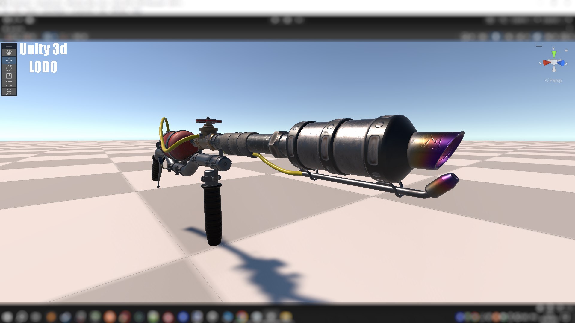 3D Flamethrower Model TurboSquid 2121709