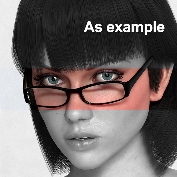 Realistic Women S Glasses 3d Model Turbosquid 1205685