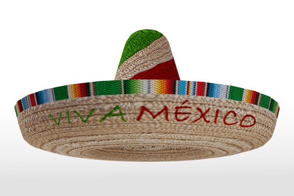Modelo 3d Mexican Hat TurboSquid 2004056 Viva Mexico 01