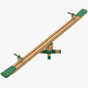 Playground Seesaw 01 3D