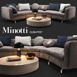 sofa minotti dubuffet max